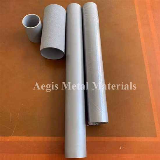 Mikro-Reagenzglas, Güteklasse 1, 2 Metallpulver, gesinterter Titan-Röhrenfilter